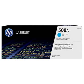 Obrazek HP 508A CF361A originální tonerová kazeta, barva náplně azurová, výtěžnost cartridge 5000 stran