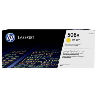 Obrazek HP 508A CF362A originální tonerová kazeta, barva náplně žlutá, výtěžnost cartridge 5000 stran