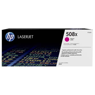 Obrazek HP 508X CF363X originální tonerová kazeta, barva náplně purpurová, výtěžnost cartridge 9500 stran