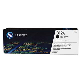 Obrazek HP 312A CF380A originální tonerová kazeta, barva náplně černá, výtěžnost cartridge 2400 stran