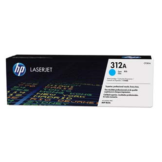 Obrazek HP 312A CF381A originální tonerová kazeta, barva náplně azurová, výtěžnost cartridge 2700 stran