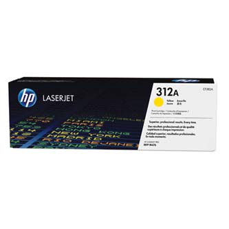 Obrazek HP 312A CF382A originální tonerová kazeta, barva náplně žlutá, výtěžnost cartridge 2700 stran