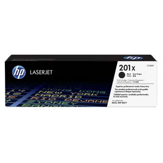Obrazek HP 201X CF400X originální tonerová kazeta, barva náplně černá, výtěžnost cartridge 2800 stran