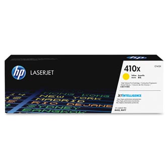 Obrazek HP 410X CF412X originální tonerová kazeta, barva náplně žlutá, výtěžnost cartridge 5000 stran
