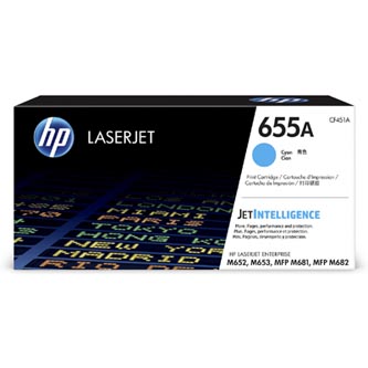 Obrazek HP CF451A originální tonerová kazeta, barva náplně azurová, výtěžnost cartridge 10500 stran