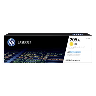 Obrazek HP 205A CF532A originální tonerová kazeta, barva náplně žlutá, výtěžnost cartridge 900 stran