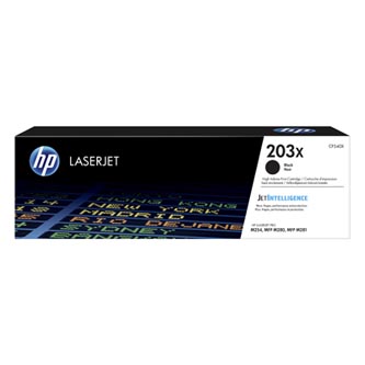 Obrazek HP 203X CF540X originální tonerová kazeta, barva náplně černá, výtěžnost cartridge 3200 stran