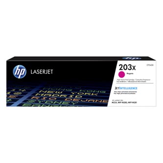 Obrazek HP 203X CF543X originální tonerová kazeta, barva náplně purpurová, výtěžnost cartridge 2500 stran