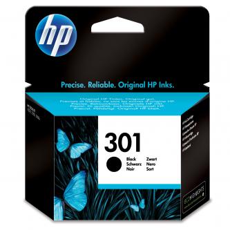 Obrazek HP 301 CH561EE originální inkoustová kazeta, barva náplně černá, výtěžnost cartridge 190 stran