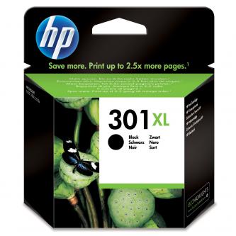 Obrazek HP 301 XL CH563EE originální inkoustová kazeta, barva náplně černá, výtěžnost cartridge 480 stran