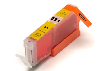 Obrazek Canon CLI-531Y kompatibilní inkoustová kazeta, barva náplně žlutá, výtěžnost cartridge 695 stran