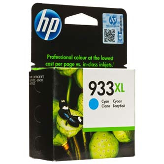 Obrazek HP CN054AE originální inkoustová kazeta, barva náplně azurová, výtěžnost cartridge 825 stran