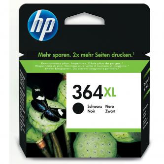 Obrazek HP 364 XL CN684EE originální inkoustová kazeta, barva náplně černá, výtěžnost cartridge 550 stran