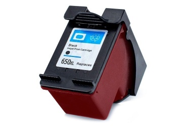 Obrazek HP 650 CZ101AE kompatibilní inkoustová kazeta, barva náplně černá, výtěžnost cartridge 1250 stran