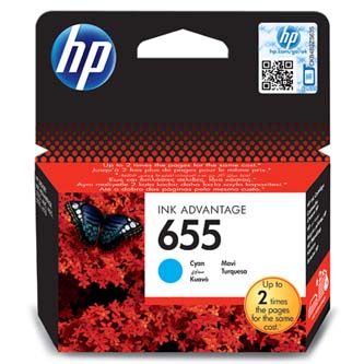 Obrazek HP CZ110AE originální inkoustová kazeta, barva náplně azurová, výtěžnost cartridge 600 stran