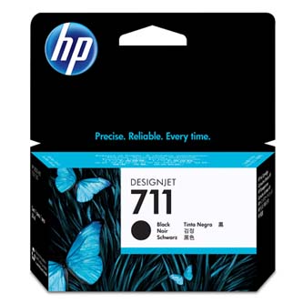 Obrazek HP 711 CZ129A originální inkoustová kazeta, barva náplně černá