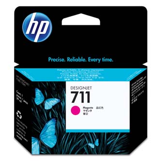 Obrazek HP 711 CZ131A originální inkoustová kazeta, barva náplně purpurová