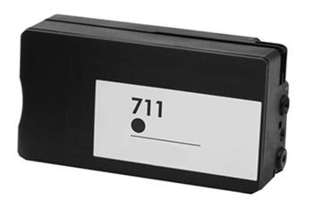 Obrazek HP 711 CZ133A kompatibilní inkoustová kazeta, barva náplně černá