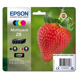 Obrazek Epson 29 C13T29864012 originální inkoustová kazeta, barva náplně azurová/purpurová/žlutá/černá
