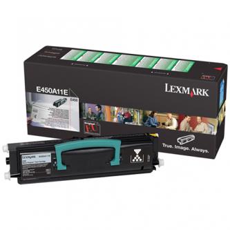 Obrazek Lexmark E450A11E originální tonerová kazeta, barva náplně černá, výtěžnost cartridge 6000 stran