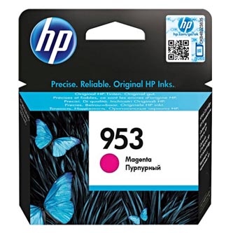 Obrazek HP 953 F6U13AE originální inkoustová kazeta, barva náplně purpurová, výtěžnost cartridge 700 stran