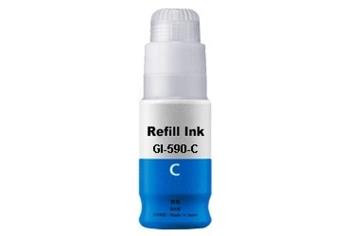 Obrazek Canon GI-590 GI-590-C kompatibilní ink bottle, barva náplně azurová
