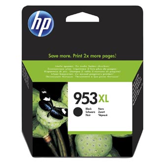 Obrazek HP 953 XL L0S70AE originální inkoustová kazeta, barva náplně černá, výtěžnost cartridge 2000 stran