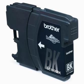 Obrazek Brother LC1100 LC1100BK originální inkoustová kazeta, barva náplně černá, výtěžnost cartridge 500 stran