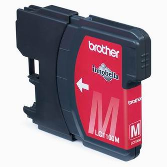 Obrazek Brother LC1100 LC1100M originální inkoustová kazeta, barva náplně purpurová, výtěžnost cartridge 325 stran