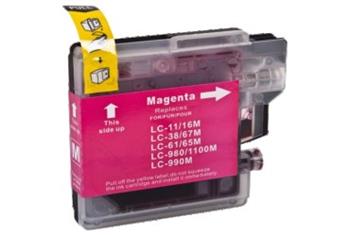 Obrazek Brother LC-1100 LC1100M kompatibilní inkoustová kazeta, barva náplně purpurová