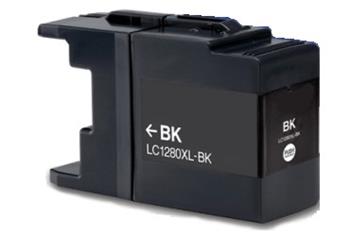 Obrazek Brother LC-1240 LC1240BK kompatibilní inkoustová kazeta, barva náplně černá