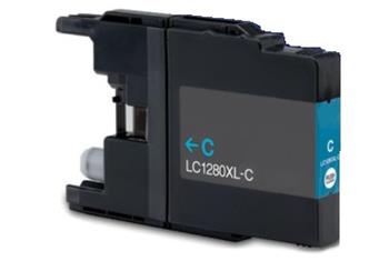 Obrazek Brother LC-1240 LC1240C kompatibilní inkoustová kazeta, barva náplně azurová