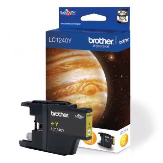 Obrazek Brother LC-1240 LC1240Y originální inkoustová kazeta, barva náplně žlutá, výtěžnost cartridge 600 stran