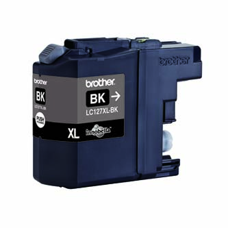 Obrazek Brother LC-127 XL LC127XLBK originální inkoustová kazeta, barva náplně černá, výtěžnost cartridge 1200 stran