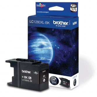Obrazek Brother LC1280XL LC1280XLBK originální inkoustová kazeta, barva náplně černá, výtěžnost cartridge 2400 stran