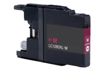 Obrazek Brother LC-1280 XL LC1280XLM kompatibilní inkoustová kazeta, barva náplně purpurová