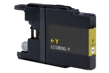 Obrazek Brother LC-1280 XL LC1280XLY kompatibilní inkoustová kazeta, barva náplně žlutá