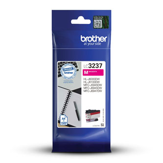 Obrazek Brother LC-3237 LC3237M originální inkoustová kazeta, barva náplně purpurová, výtěžnost cartridge 1500 stran