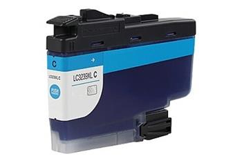 Obrazek Brother LC-3237 XL LC3237XLC kompatibilní inkoustová kazeta, barva náplně azurová