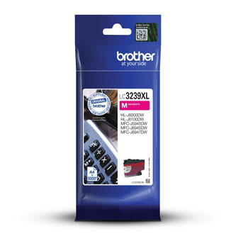 Obrazek Brother LC-3239 XL LC3239XLM originální inkoustová kazeta, barva náplně purpurová, výtěžnost cartridge 5000 stran