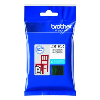Obrazek Brother LC3619XL LC3619XLC originální inkoustová kazeta, barva náplně azurová, výtěžnost cartridge 1500 stran