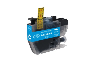 Obrazek Brother LC-3619 XL LC3619XLC kompatibilní inkoustová kazeta, barva náplně azurová, výtěžnost cartridge 1500 stran