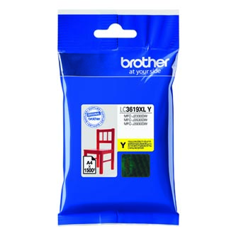 Obrazek Brother LC3619XL LC3619XLY originální inkoustová kazeta, barva náplně žlutá, výtěžnost cartridge 1500 stran