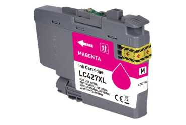 Obrazek Brother LC-427 XL LC427XLM kompatibilní inkoustová kazeta, barva náplně purpurová, výtěžnost cartridge 600 stran