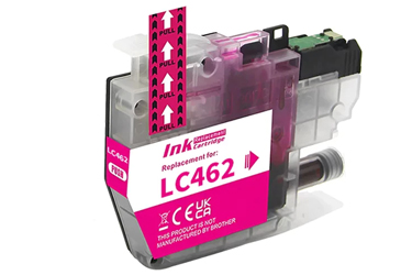 Obrazek Brother LC-462 LC462M kompatibilní inkoustová kazeta, barva náplně purpurová, výtěžnost cartridge 1500 stran