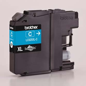 Obrazek Brother LC-525 XL LC525XLC originální inkoustová kazeta, barva náplně azurová, výtěžnost cartridge 1300 stran