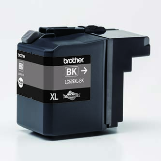 Obrazek Brother LC-529XL LC529XLBK originální inkoustová kazeta, barva náplně černá, výtěžnost cartridge 2400 stran