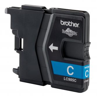 Obrazek Brother LC-985 LC985C originální inkoustová kazeta, barva náplně azurová, výtěžnost cartridge 260 stran