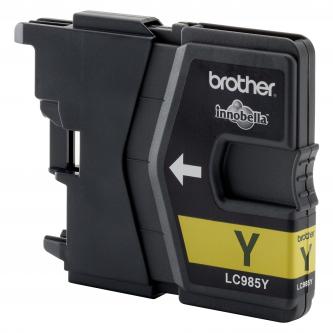 Obrazek Brother LC-985 LC985Y originální inkoustová kazeta, barva náplně žlutá, výtěžnost cartridge 260 stran