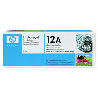 Obrazek HP 12A Q2612A originální tonerová kazeta, barva náplně černá, výtěžnost cartridge 2000 stran